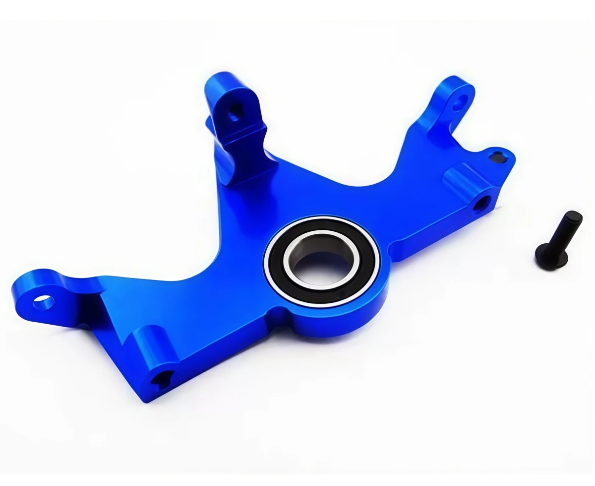 CNC Aluminum Motor Mount Heavy Duty Upgrade Parts for Traxxas Slash 4x4 LCG HCG Rustler Stampede 4x4 RC Truck Replace 6860 7460