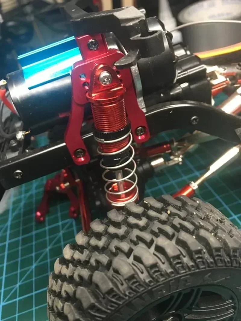 4 قطعة أبراج الصدمات الأمامية والخلفية المعدنية جبل ل MN86 MN86S MN86K MN86KS MNG500 1/12 RC الزاحف سيارة ترقية أجزاء