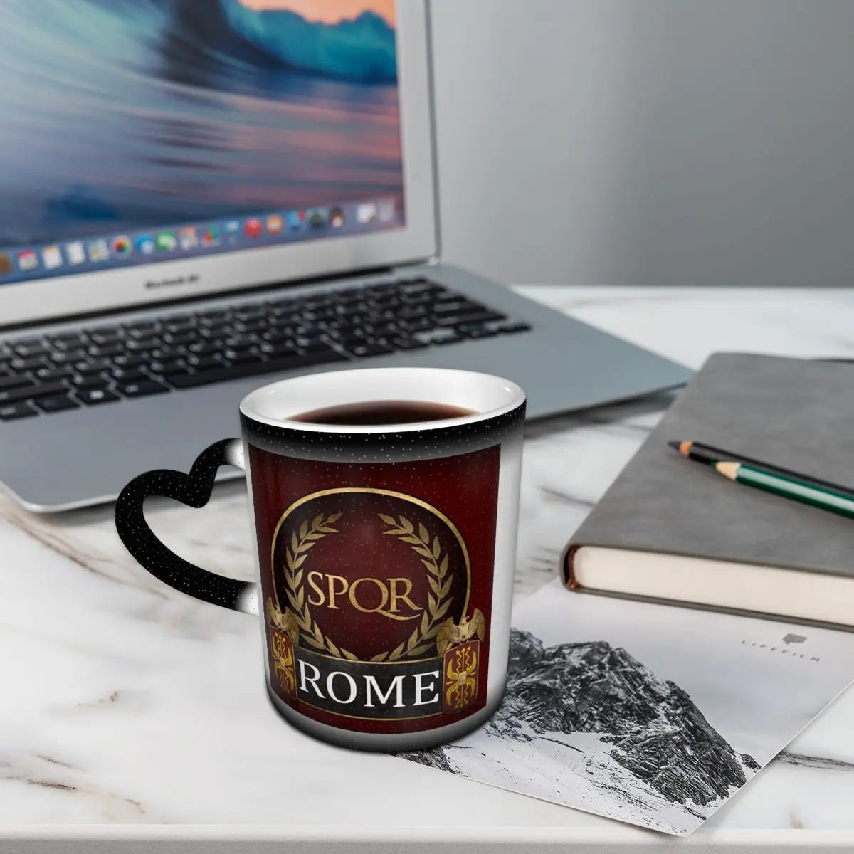 Rome SPQR Roman Mug Funny Ceramic Coffee Cups Tea Mugs Milk Cup Drinkware Gift for Friends