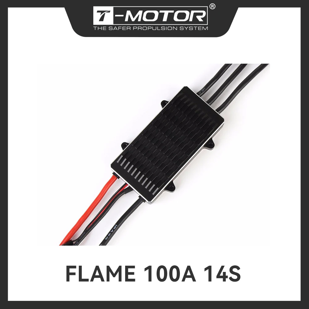 

T-MOTOR FLAME 100A 14S многовинтовой беспилотный летательный аппарат ESC 6-14S электронный регулятор скорости для мультироторов U12