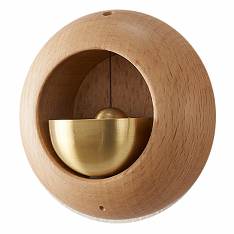 

Japanese Style Dopamine Bells Small Round Egg Suction Door Type Entry Doorbell Magnet Hanging Wind Chime