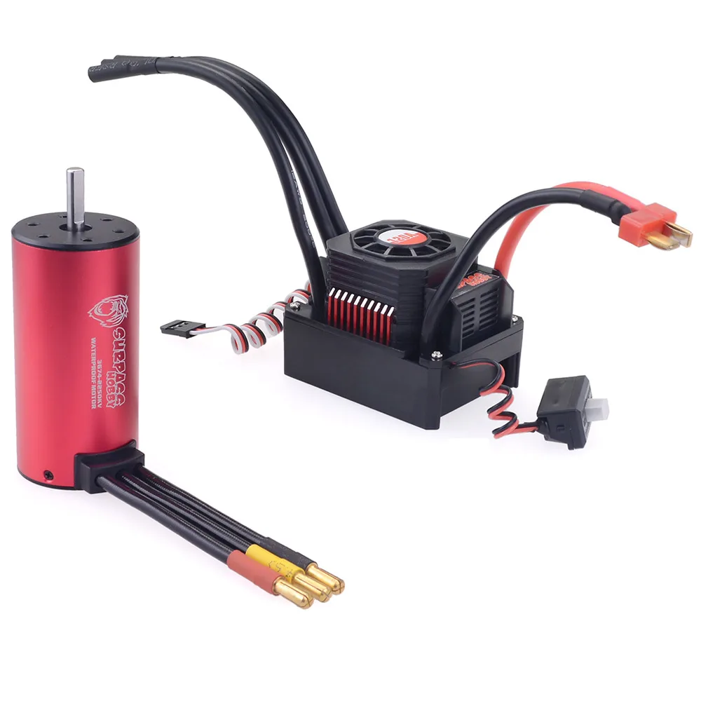 Surpass Hobby KK 3674 Brushless Motor 60A 80A ESC Waterproof Combo set for 1/8 1/10 RC Car Drift Racing Off-Road Truck RC Parts
