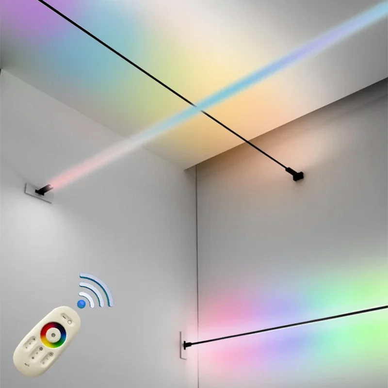 

Modern LED Skyline Steel Strip Pendant Lights Minimalist Creative Linear Lamp Living Room Designer Anti Glare Belt Ceiling Light