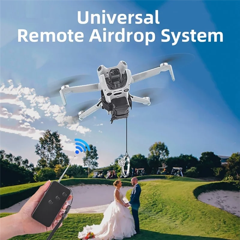 System Airdrop A10R do DJI Mini 4 Pro/3 Pro/AIR3/Avata2 Dron Wyrzutnia Przynęt Wędkarskich Pierścionków Ślubnych Prezentów Ratun — zdjęcie produktu 4