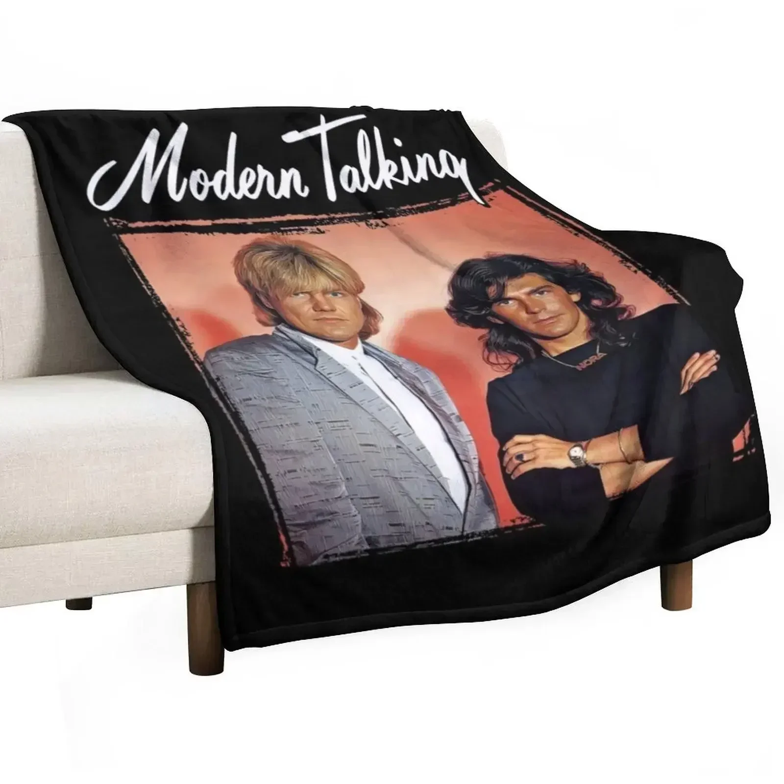 Retro Modern Talking Special Design Throw Blanket Comforter Cute Plaid Plaid blankets and throws Blankets