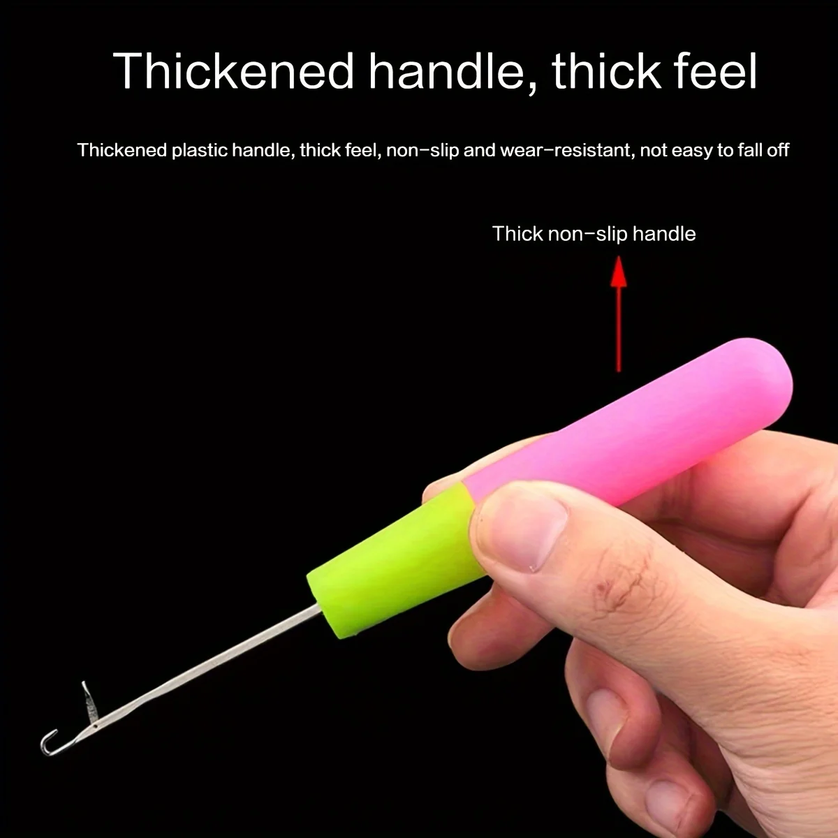 Jarum Rajut Plastik untuk Menenun Rambut, Jarum Rajut Dreadlock untuk Menenun Rambut, Jarum Rajut untuk Menenun Rambut