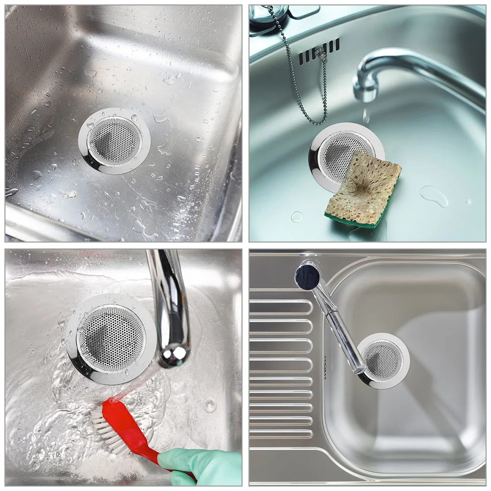 

Kitchen Sink Strainer Filter Drain Strainers Removable Heavy Duty Drainage Soap Basket