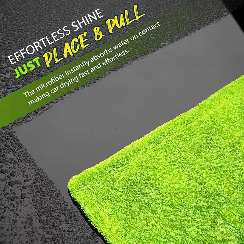 TILONDEX Heavy Duty Car Drying Towel Oversized Double-Side Cleaning Cloth Super Absorbent Ultra-Soft Scratch-Free Towel