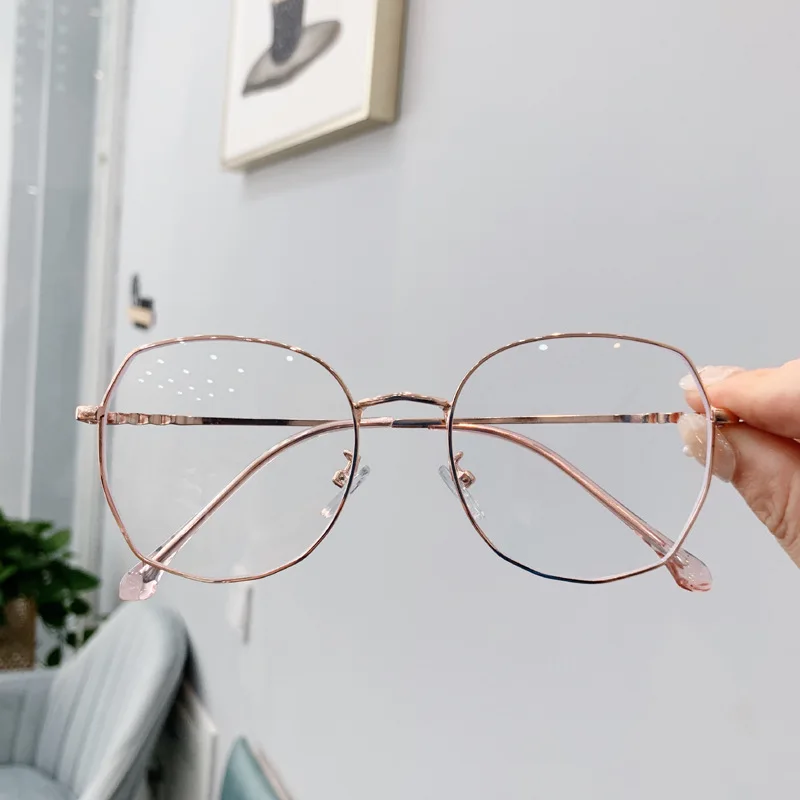 Fashion Trendy Glasses for Women Vintage Retro Square Shape Glasses Frames Women Blue Light Blocking Women's Eyeglasses Frame