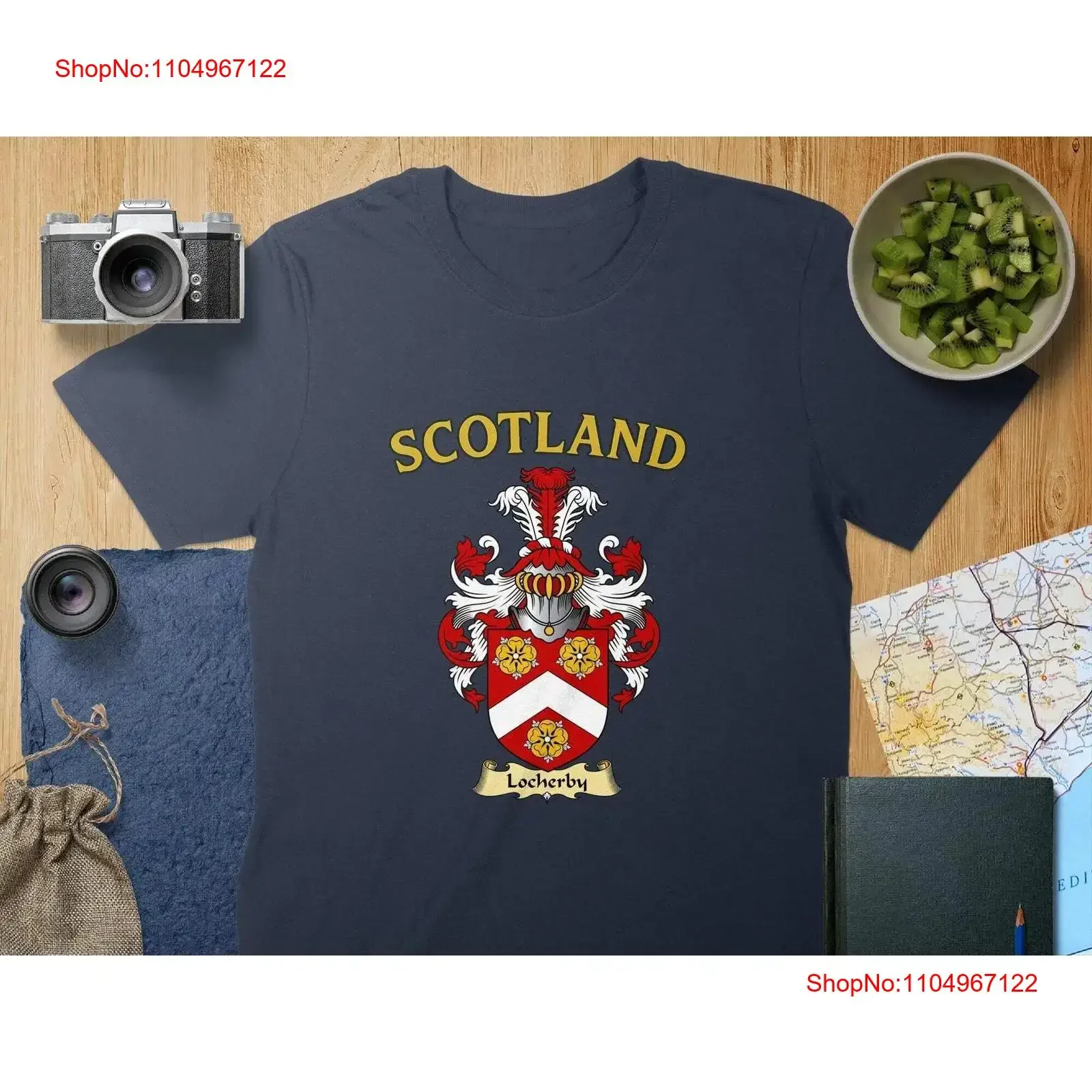 

Locherby Clan Family Crest Scotland T Shirt vintage Washed designer clothes Unisex Stylish Versatile fashion streetwear Soft