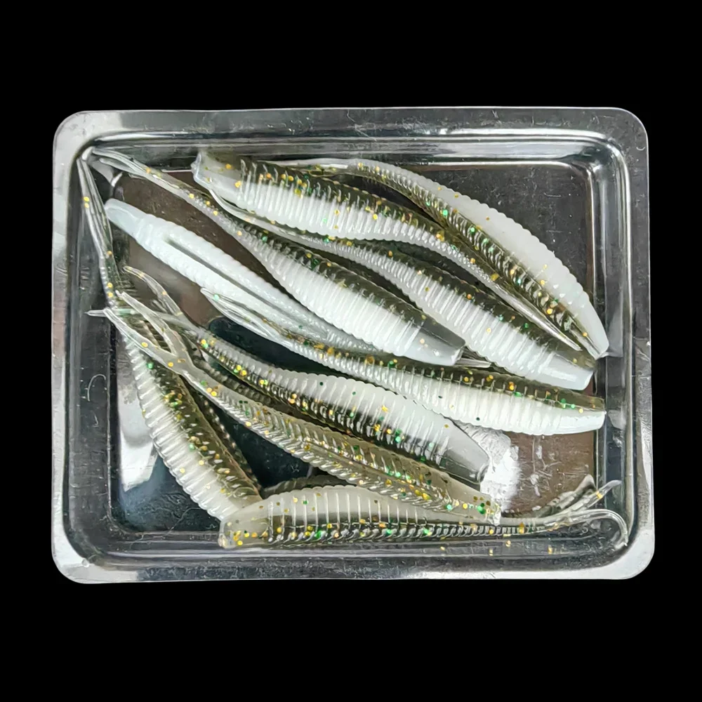 MUKUN vinilos swimbait cola pala bifurcada para pesca de agua dulce - imagen 3