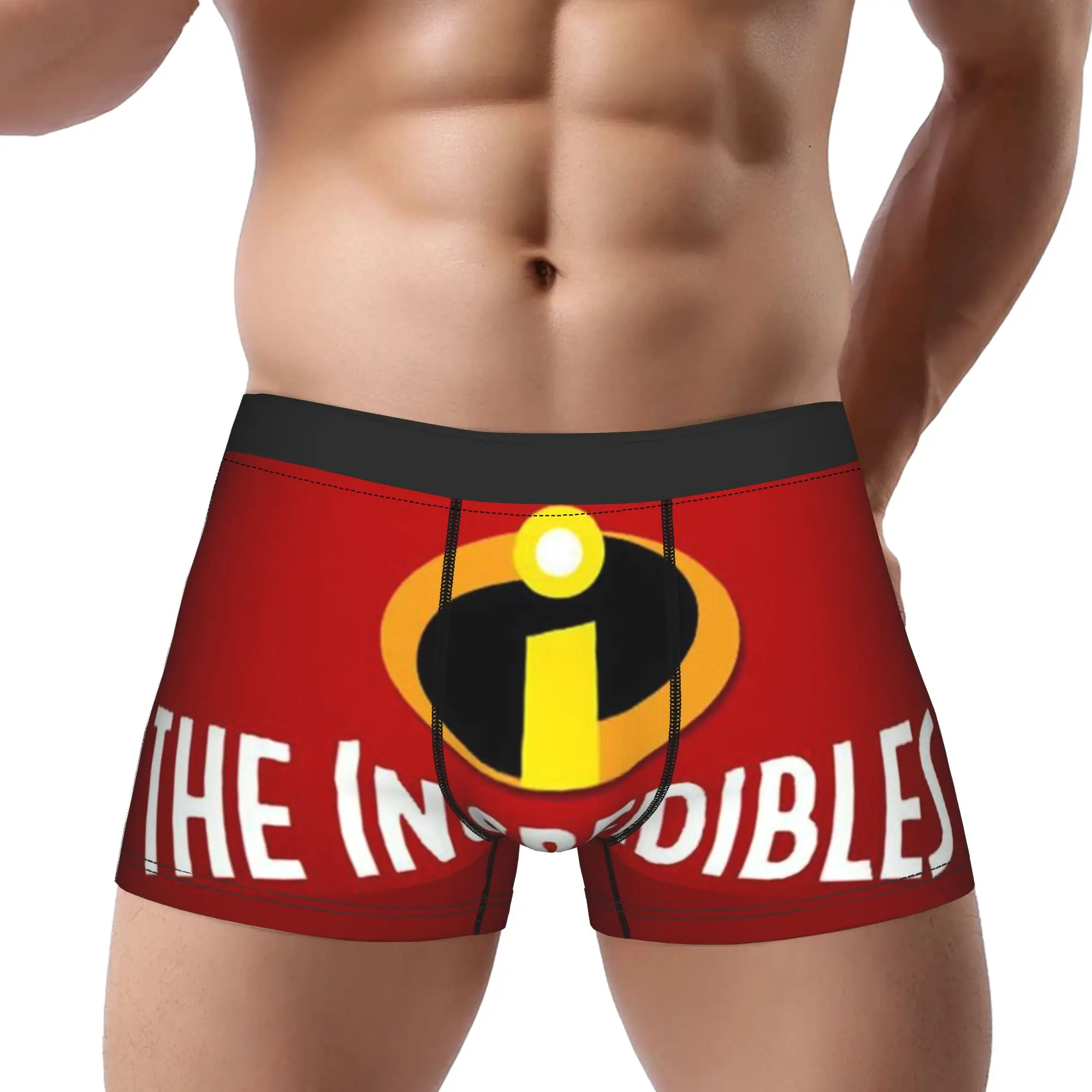 

Cute The Incredibles Underpants Homme Panties Male Underwear Print Shorts Boxer Briefs