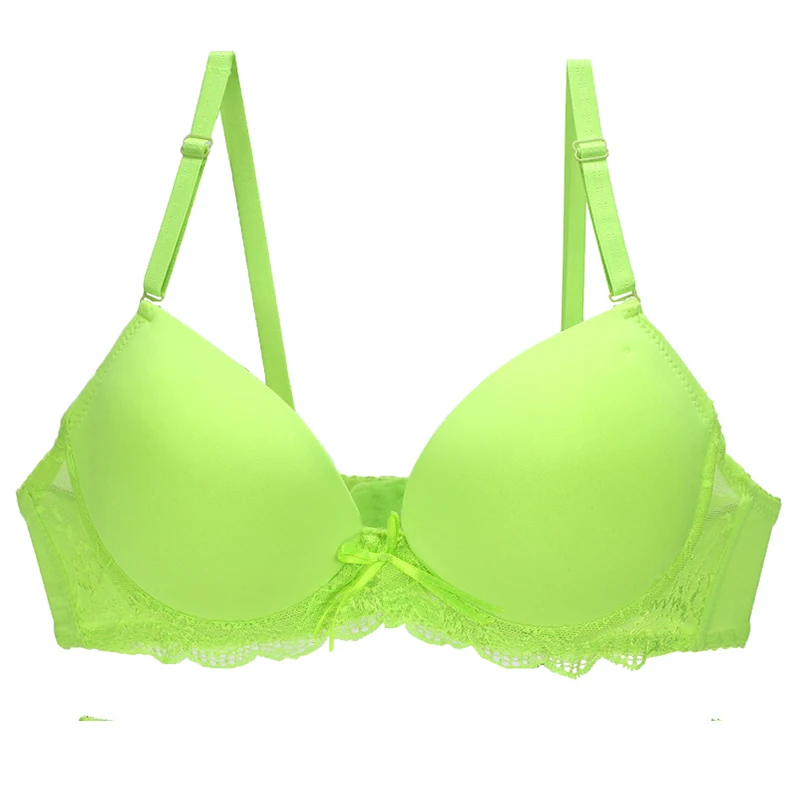 2022 New Plus Size Lace Bras For Women Sexy Lingerie Super Push Up Brassiere Young Girl Deep V BCDE Cup Underwear Bralette