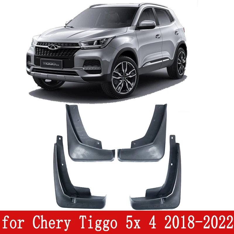 for Chery Tiggo 4 e 5x Pro 2022 2021 2020 2019 2018 Mud Flaps Splash MudGuards Front Wheel Fender Guard Car Parts Accessories