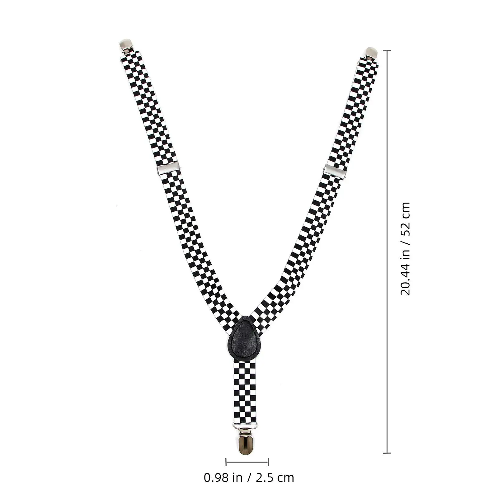 Suspensório xadrez Suspensório com clipe Suspensório nas costas em Y Suspensórios com clipe Suspensórios xadrez