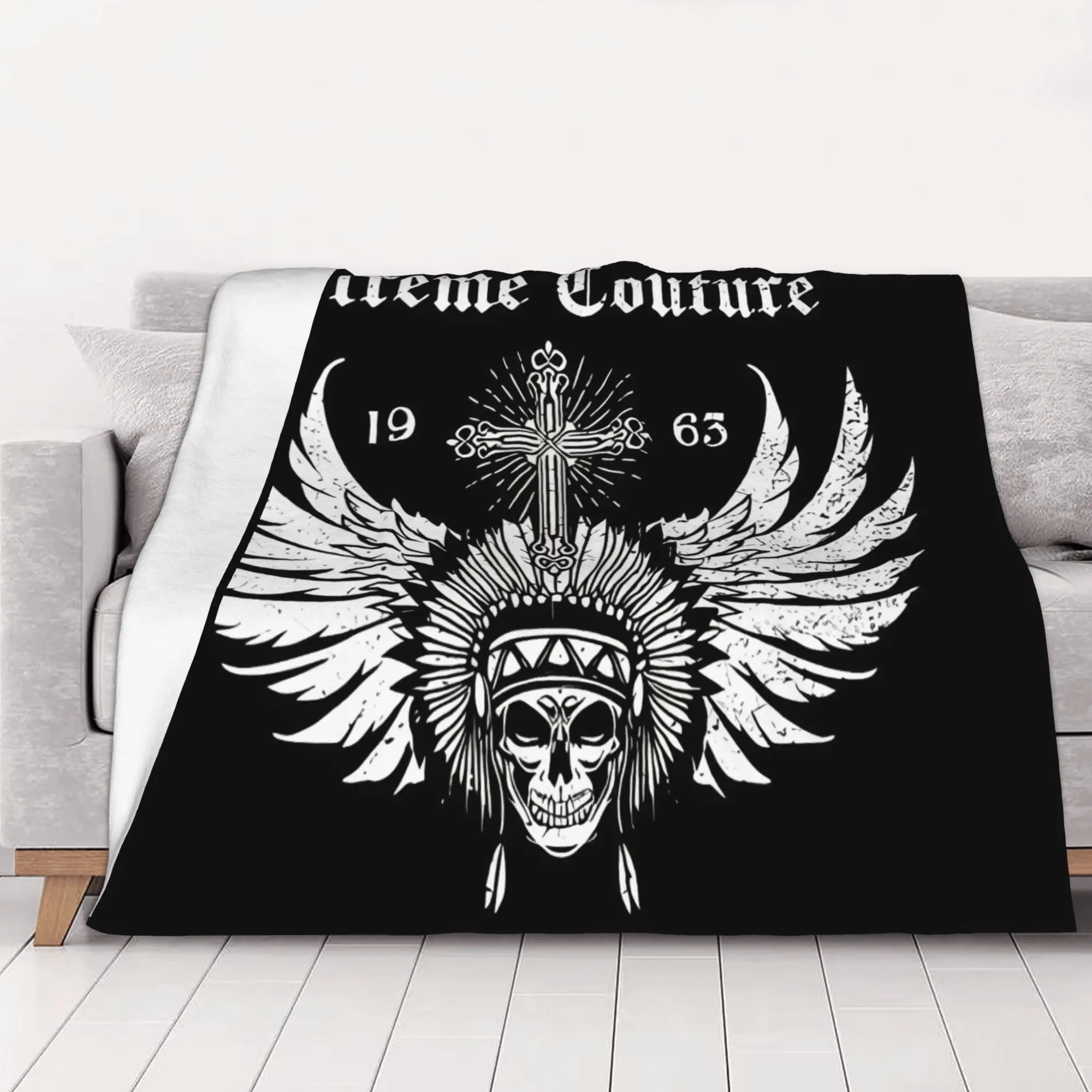 1PC Affliction West Coast Choppers home room decorations Winter Blankets for Adults Bedding Home Interior Sofa Knee