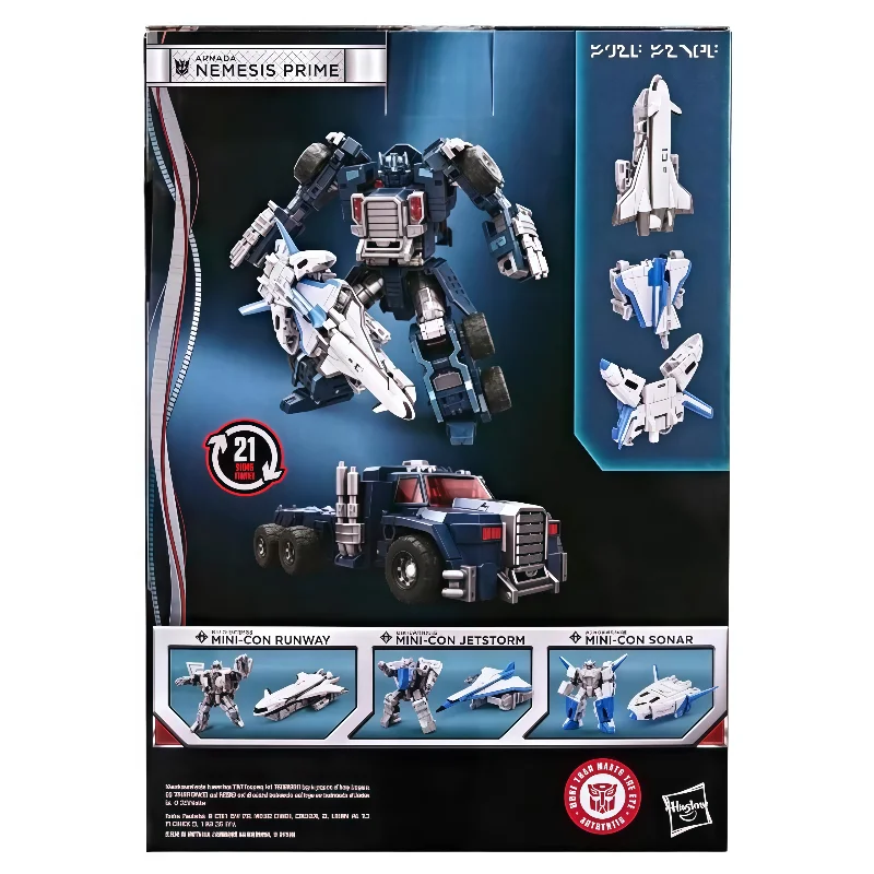 In Stock Transformers Toys Thunder Fleet Dark Nemesis Prime SDCC Transformer Robot Action Figure Model Collect Hobbies Toys