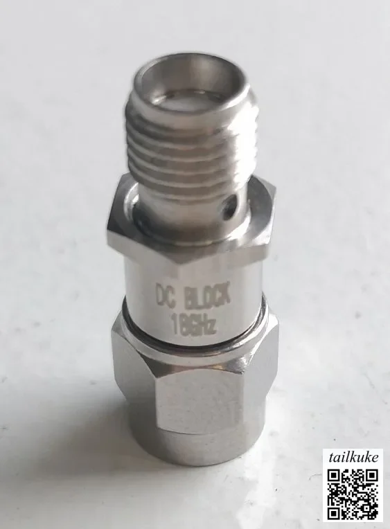 18G Isolator SMA DC BLOCK SMA Male to Female Stainless Steel