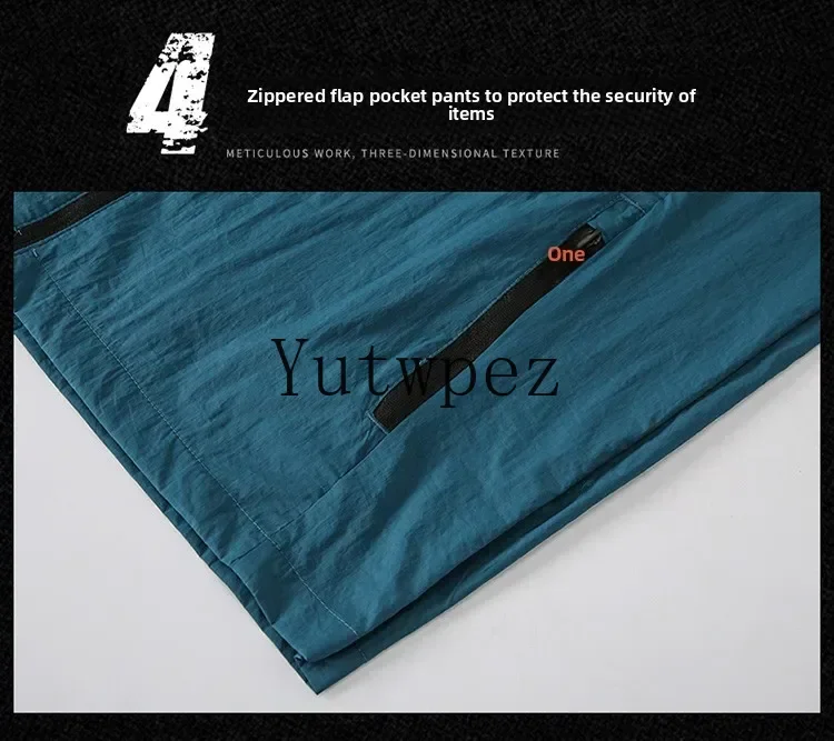 UPF100+ Herren Sommer-Windjacke mit Reißverschlusstaschen UV-Sonnenschutzjacken Atmungsaktive ultraleichte Kleidung Outdoor-Dünnmantel Camping – Detail 17