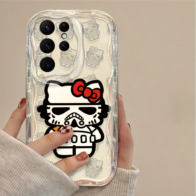 Funda de silicona para Samsung Galaxy, carcasa de Hello Kitty, Star Wars, S24, S23, S22, S21, S20 Ultra Plus FE, A25, A55, A35, A15, A05, A05S, 5G