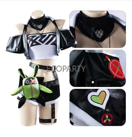 Zenless Zone Zero Cosplay Kostuumspel Ellen Joe Corin Wicbes Nicole Demara Jurk Outfit Voor Halloween Carnavalsfeest