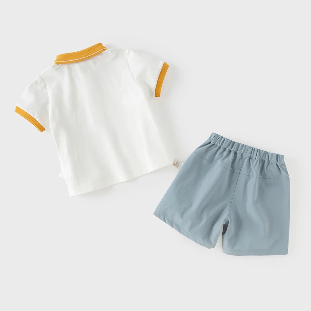 Dave Bella Children Summer Shirt Set Boys Shorts Top Suits Kids Clothing Short Sleeve Casual Trousers Pullover Outdoor DB2261879