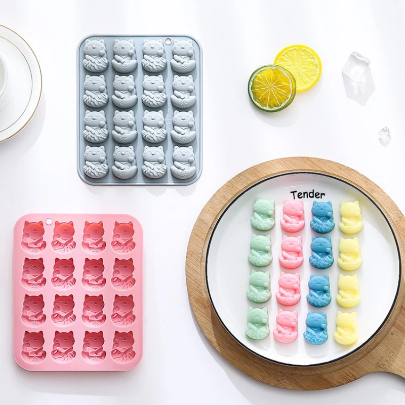 

Fortune Cat Modeling Silicone Cake Mold Baking Mold Ice Cube Chocolate Mold Baking Tools Silicone Molds