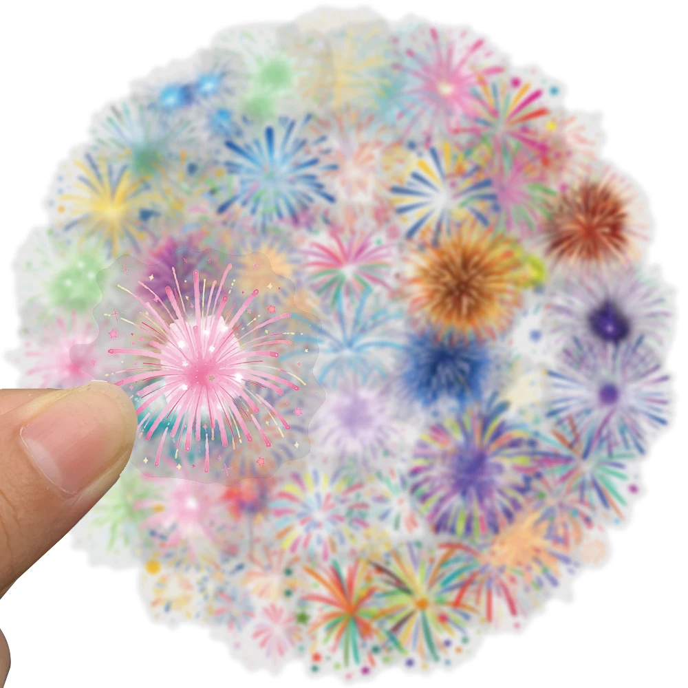 50 pezzi adesivi romantici fuochi d'artificio petardo decalcomanie per adulti coppie album di album biglietto di auguri confezione regalo bagagli per laptop