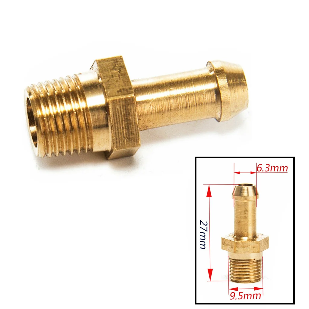 Turbocharger Compressor Brass Boost Nozzle Adapter For 1/8 