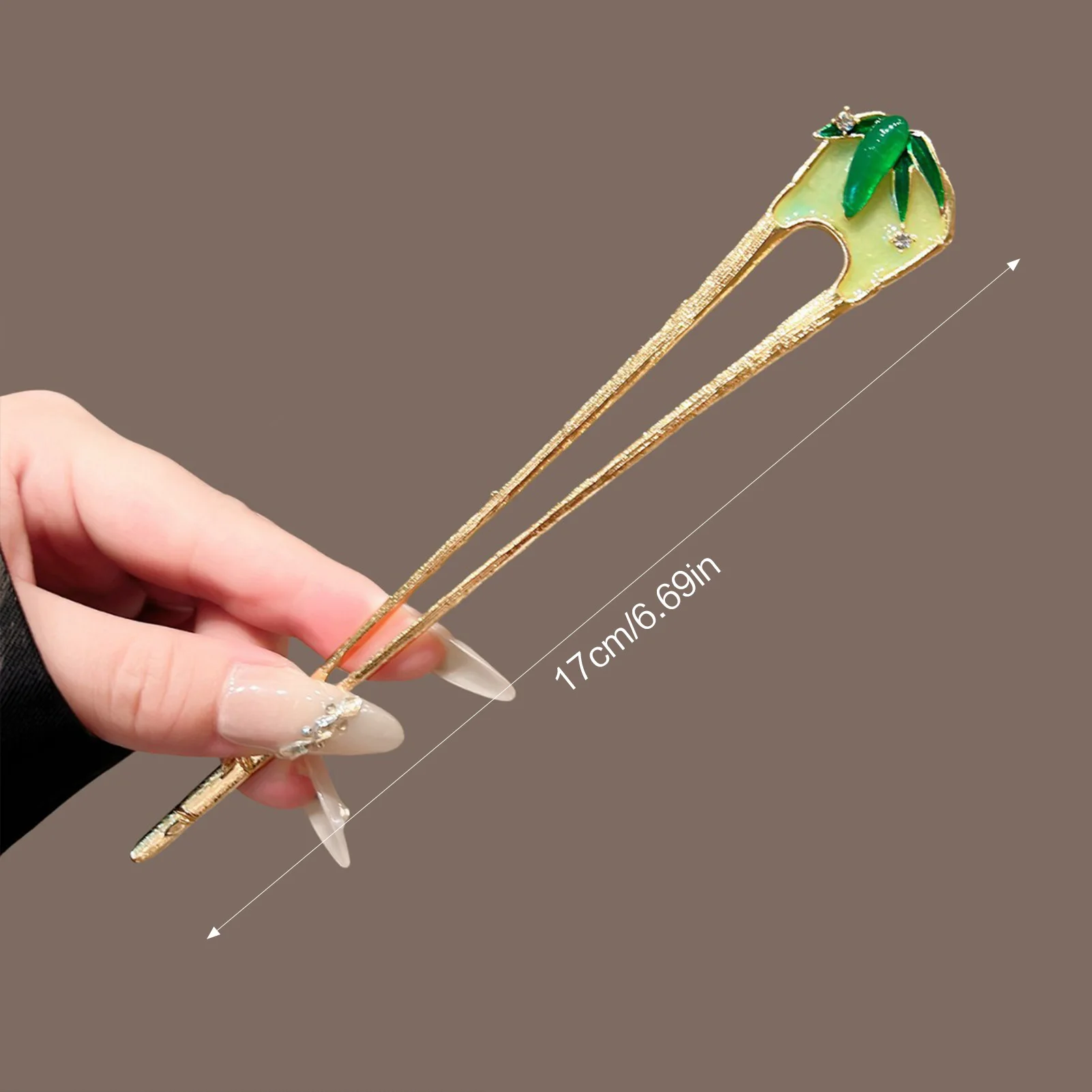 الصينية Hanfu دبابيس الشعر الخيزران معدن الشعر عصا للنساء مجوهرات أنيقة رائعة غطاء الرأس إكسسوارات الشعر دبابيس الشعر هدية