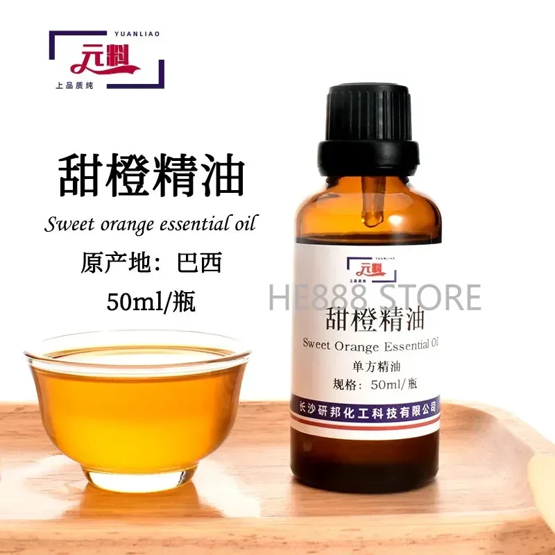 

50ML Sweet Orange Essential Oils 100% Pure Nature for Aromatherapy Moisturizing and Rejuvenating Facial Body Massage Fresh Air