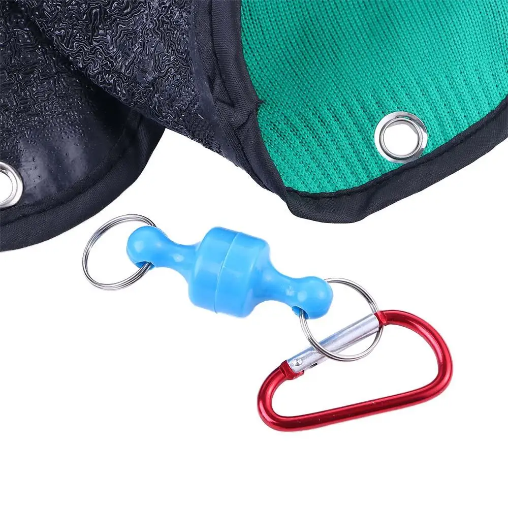 معدات الأسماك المغناطيسية ملحقات الصيد قفازات الصيد المضادة للانزلاق لليد اليسرى/اليمنى قفازات كاملة الأصابع صياد اصطياد