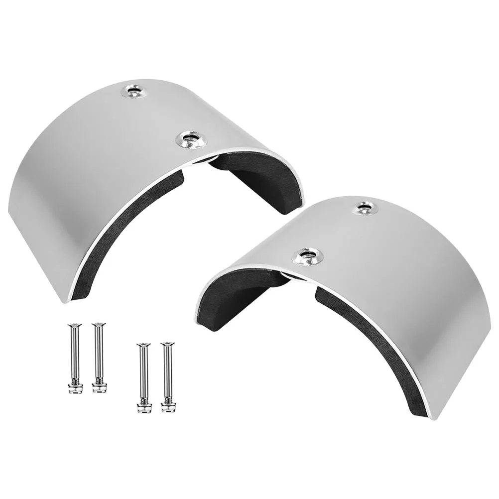 

2Pcs Drywall Stilts Replacement Parts Accessories Curved Aluminum Alloy Heel Bracket Foot Rest Support Cuffs Sturdy for Wall