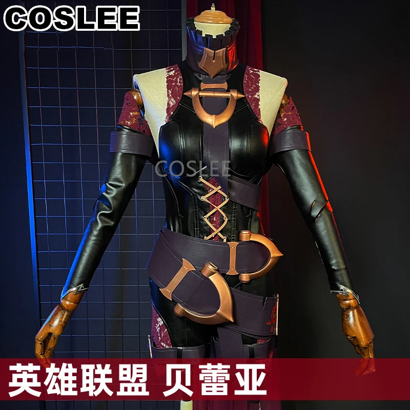 

COSLEE Hot Game LOL Briar Cosplay Costume Battle Suit Cool Jumpsuits Uniform Women Halloween Carnival Party Outfit XS-XXL New