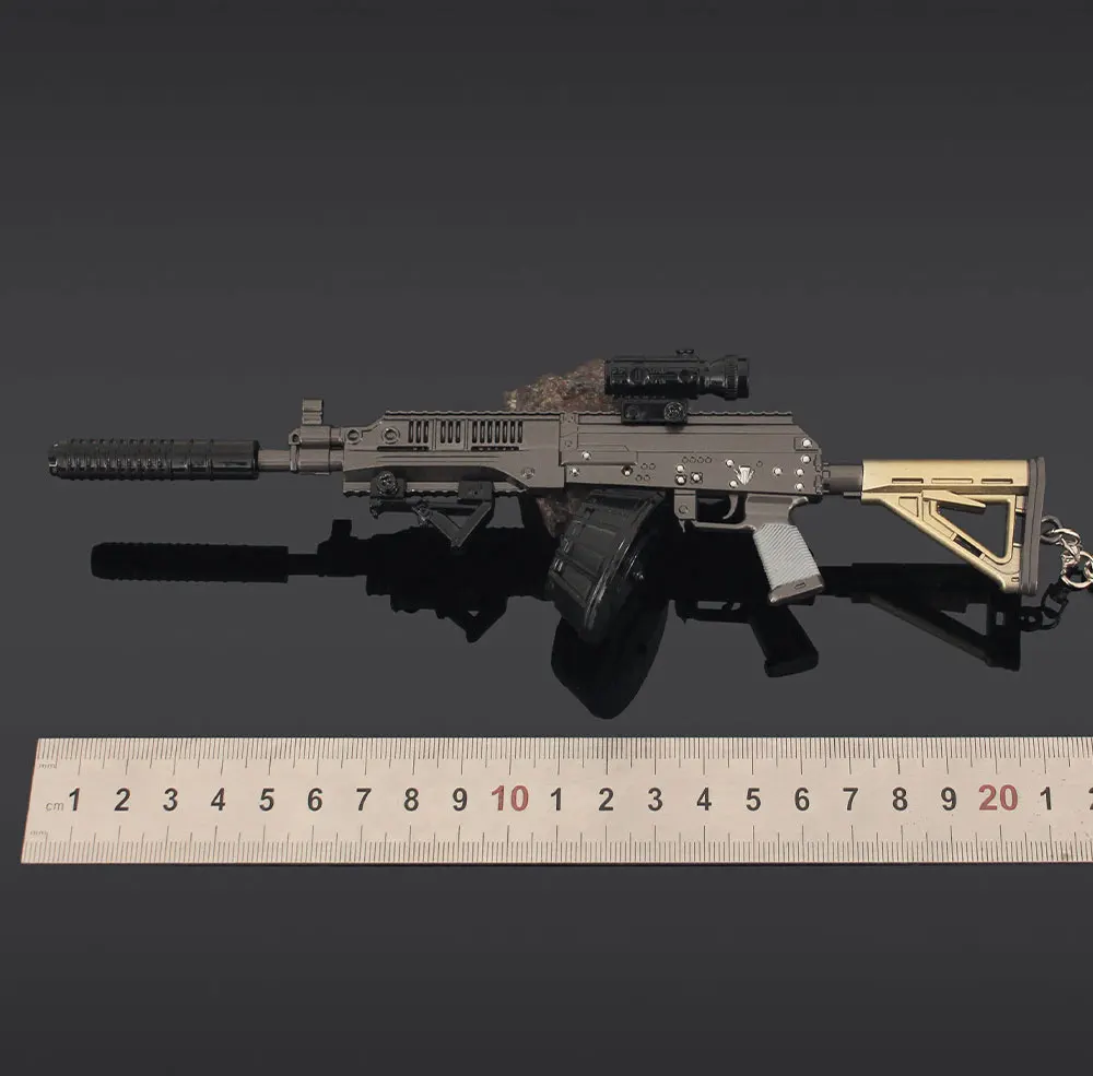 انفصال RPK16 رشاش نموذج سبيكة لعبة لعبة تحصيل المفاتيح حلية