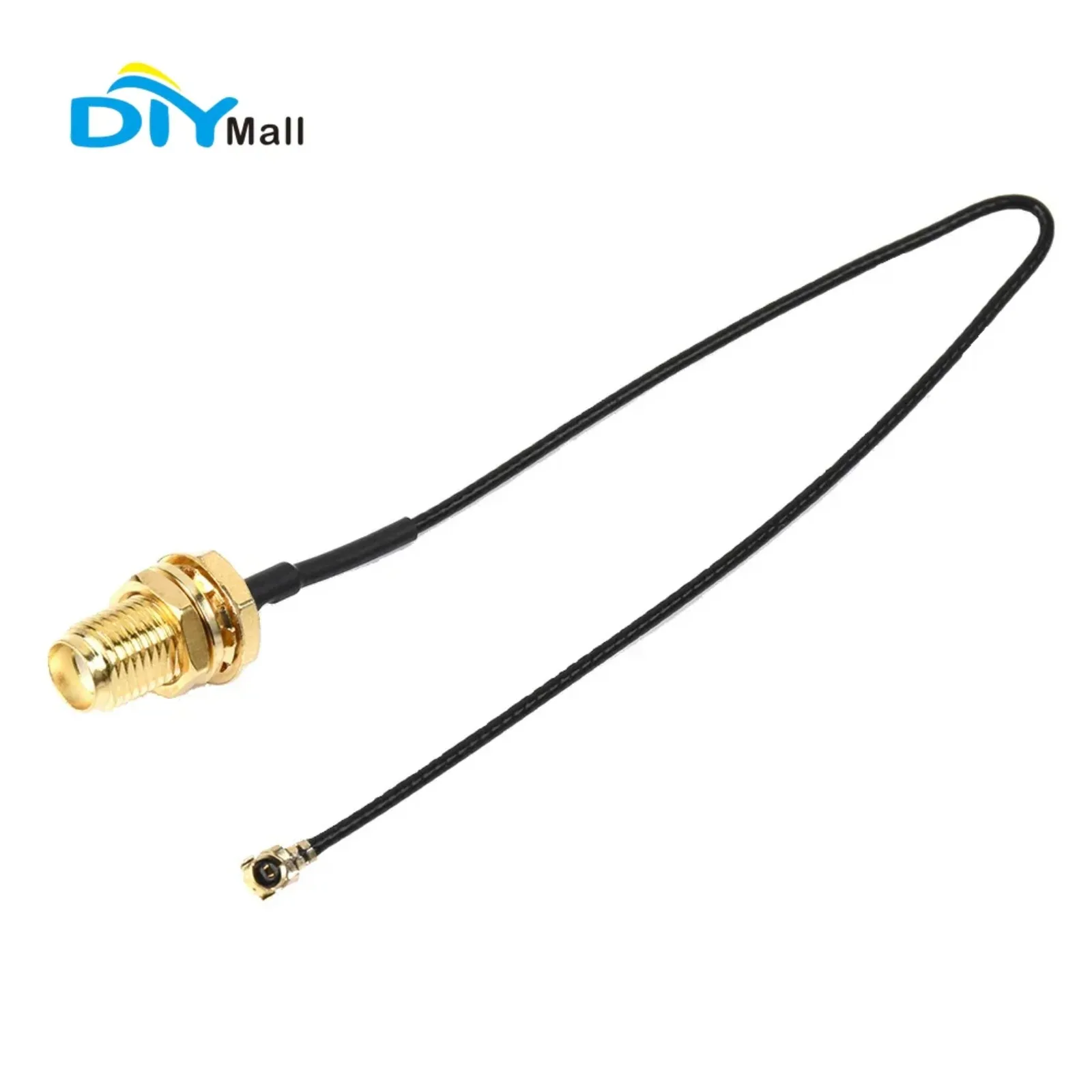 Переходник для антенны с гнездом PEX на SMA, 10 см, черный, 1-го поколения для модулей 5G/WiFi6/LoRa/GNSS