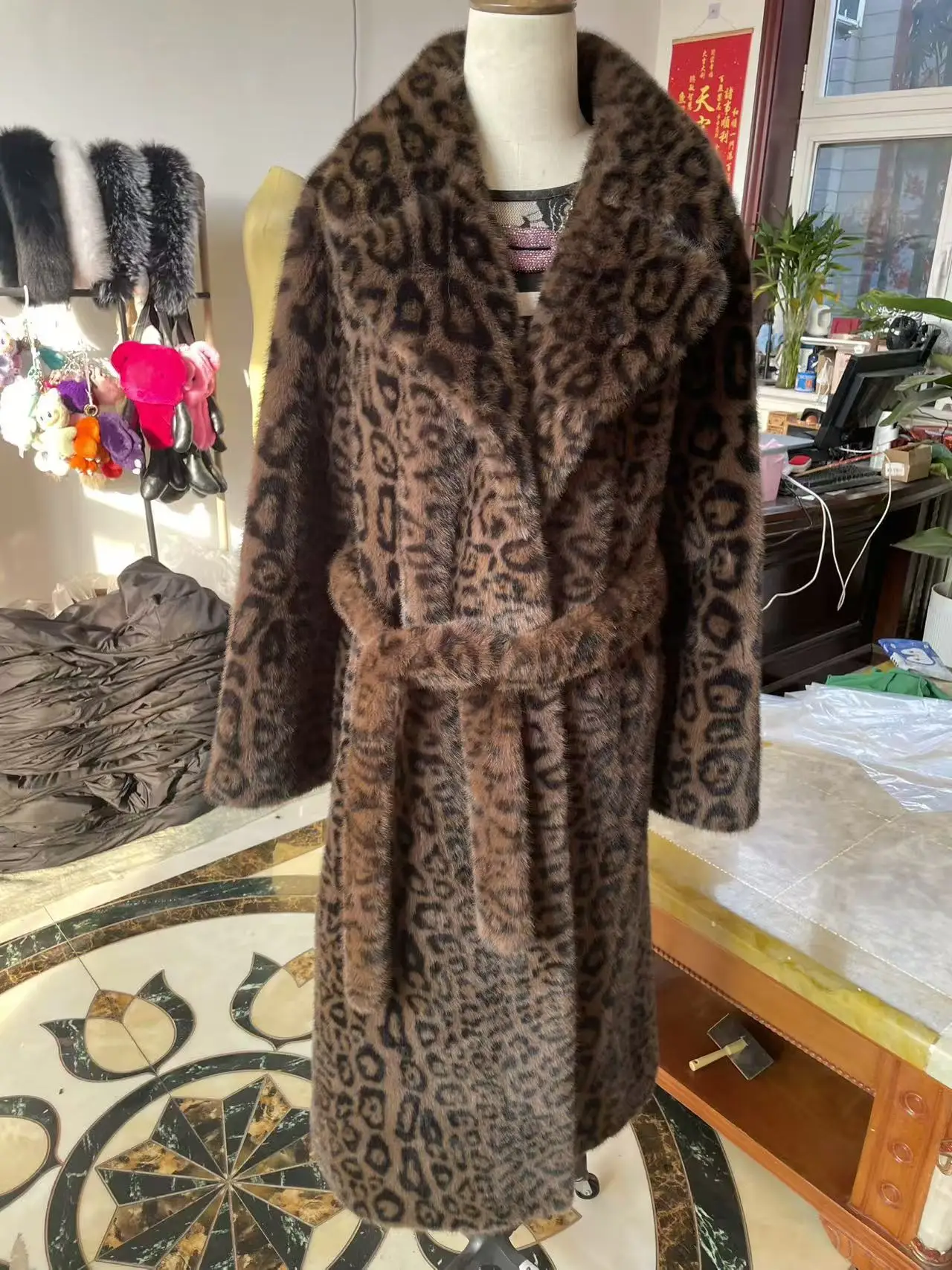 2025Rex Rabbit Fur Fox Fur Coats Women Silver Fox Natural Fur Coats  Autumn Knitted Long Genuine Fur Jackets Vest Ladies Fashion view 2