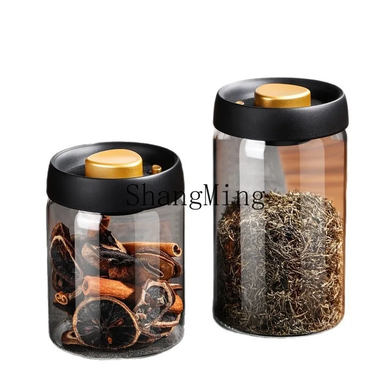 

DSA sealed tank exhaust borosilicate glass moisture-proof sealed storage tank coffee powder storage tank