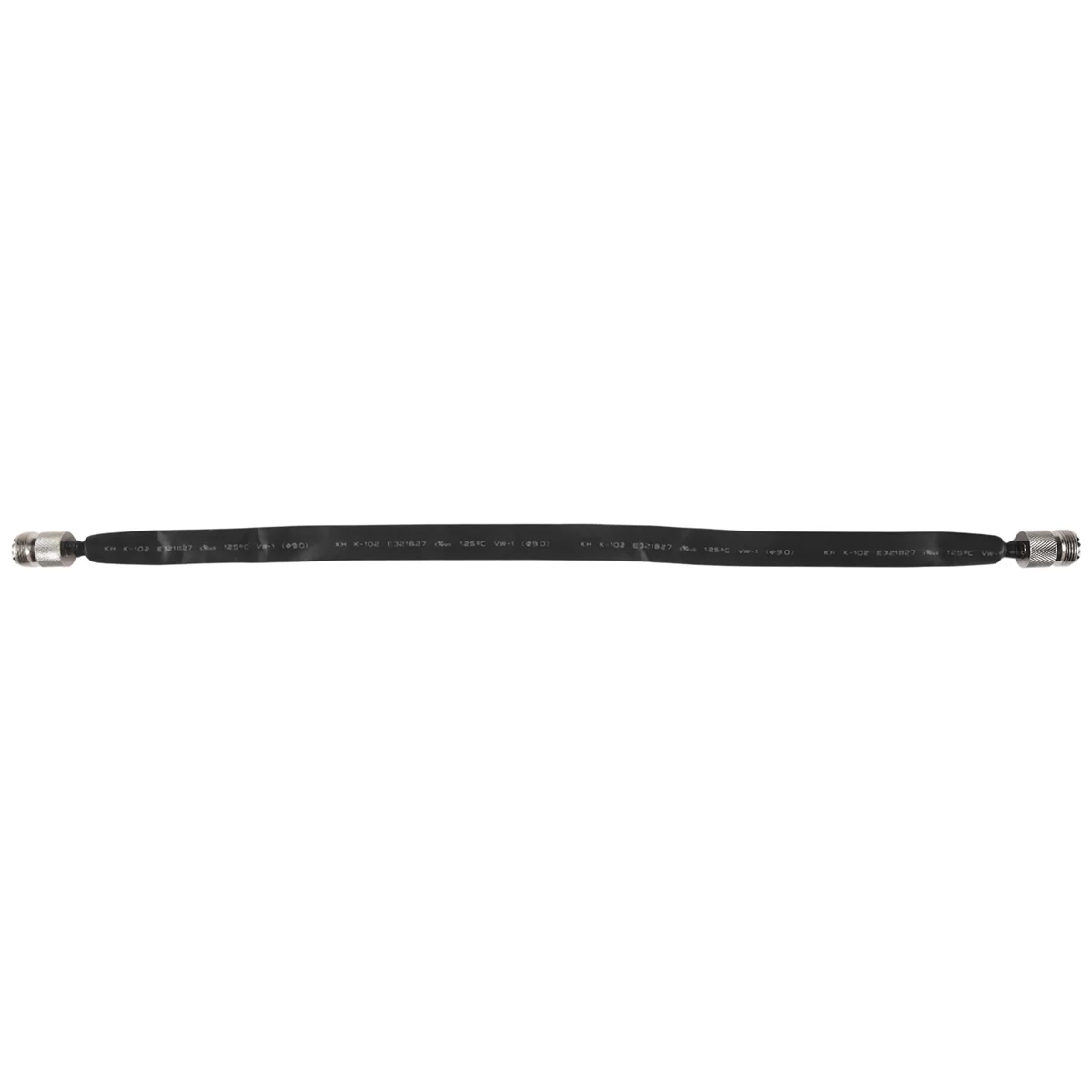 Door/Window Pass Through Flat RF Coaxial Cable SO239 UHF Female to UHF Female 50 Ohm RF Coax Pigtail Extension Cord A005