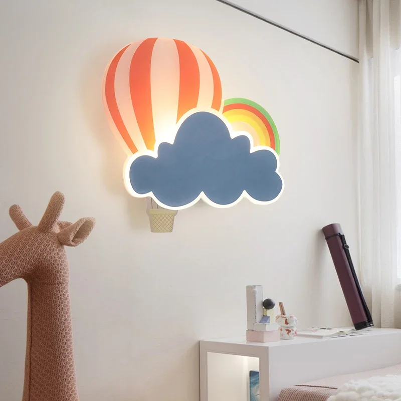 

8W 12W Cute Wall Light For Aisle Bedside Child bedroom indoor Lamps Stairway simile cloud Art design Sconces Wall decoration