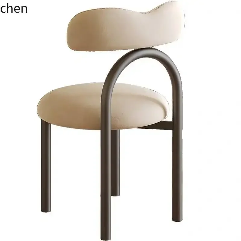 DSA rock slab oval dining table light luxury high-end modern simple peanut column dining table and chair combination