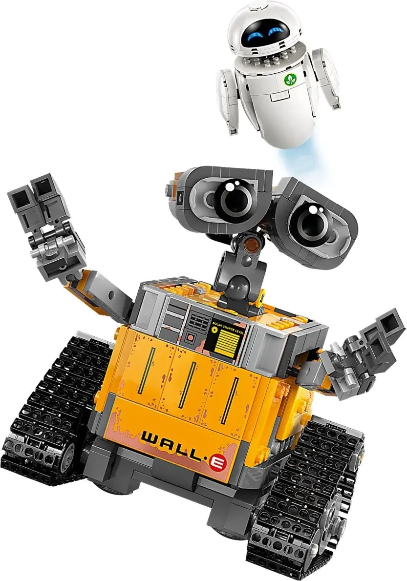 2025 811 pcs WALL-E&EVE Building Blocks  WALL-E Figure Blocks  43279 Cartoon Character Building Block Toys for Kid Birthday Gift