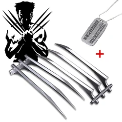 BEAST KINGDOM James Howlett Movie Cosplay Wolverine Plastic Claw Necklace James Howlett Halloween Carnival Party Prop for Adults