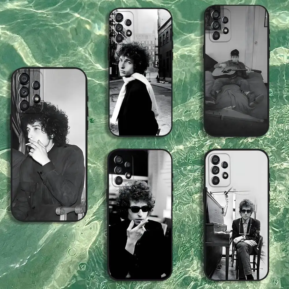 

Classic B-Bob Dylan Phone Case For Samsung Galaxy A20,A21s,A22,A31,A32,A52,A53,A72,73,A80 Soft Black Cover