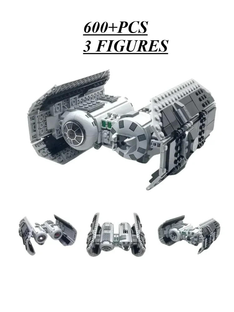 

Конструктор Hot Toys Starfighters: Модель космического корабля TIE Bomber (STARS-TIE), совместимый с 75347, для сборки самолетов, подарки для детей на день рождения