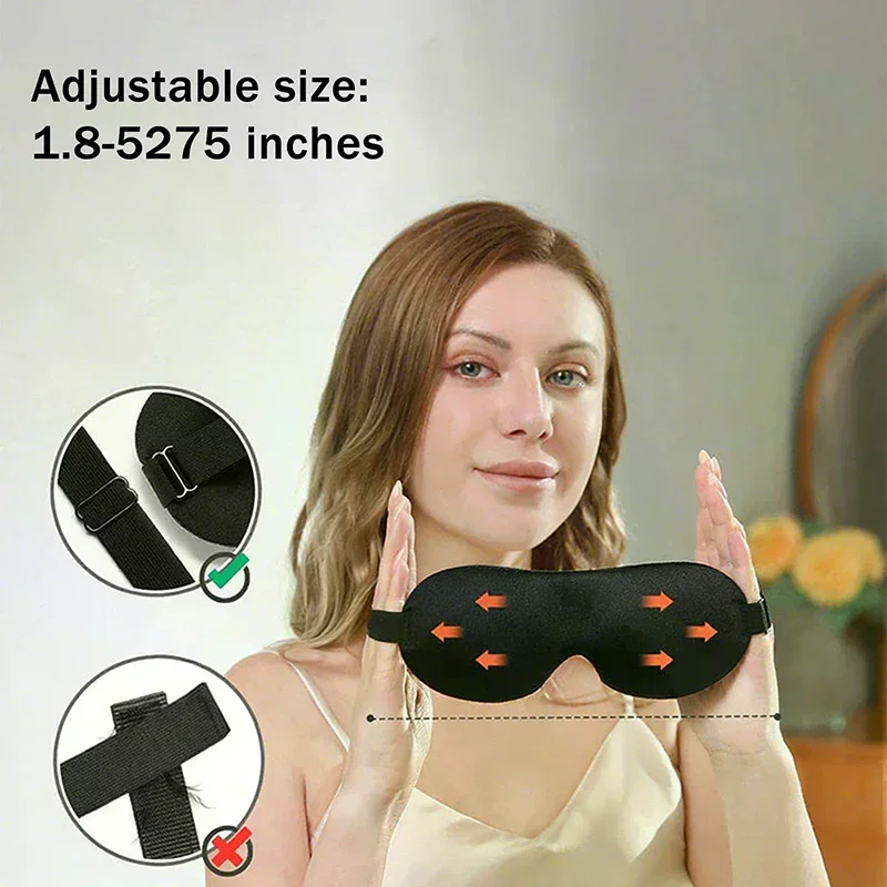 Sleeping Mask Soft Eyepatch Blindfold Blocking The Light Travel Eye Mask For 3D Sleeping Mask Night Sleep Patch Portable