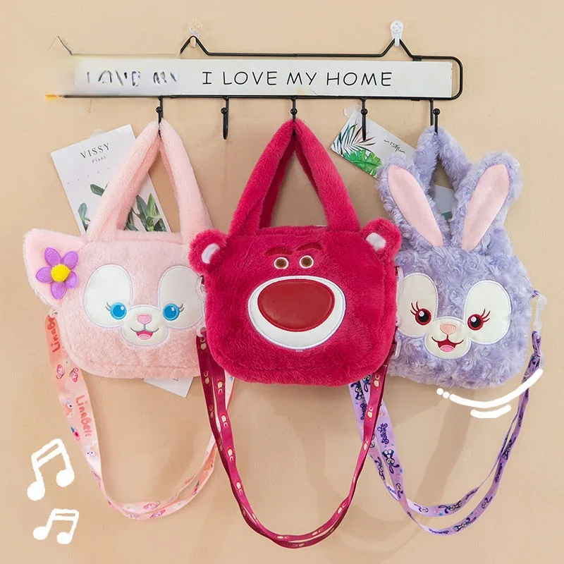 Disney Stitch Lotso Stellalou Linabell New Student Cartoon Cute Fashion Exquisite Versatile Portable Crossbody Hand Shoulder Bag