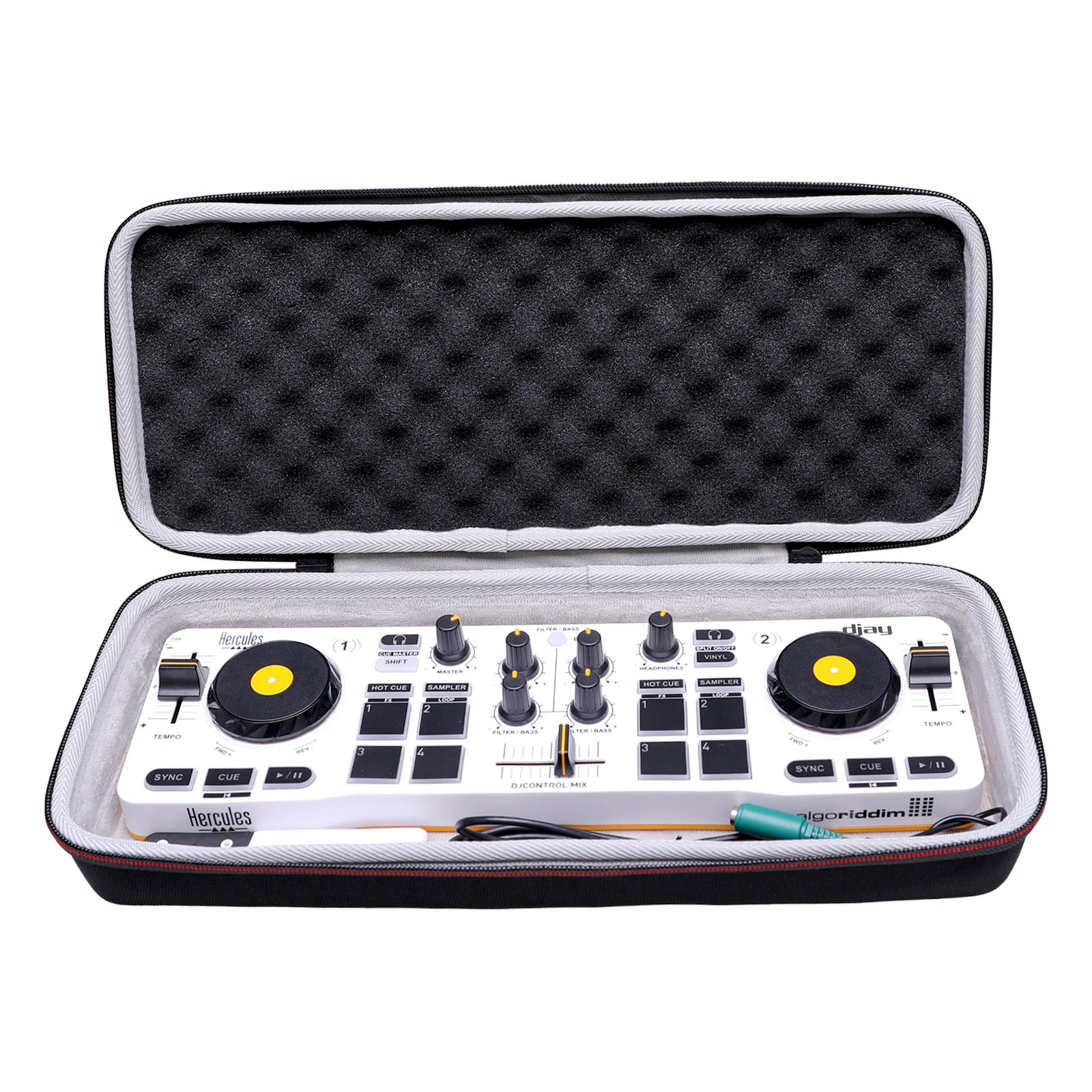 LTGEM OligHard Case for Hercules DJ Control, Mix & Hercules Starlight, Pocket USB DJ Equipment, Protective Carrying Storage Bag