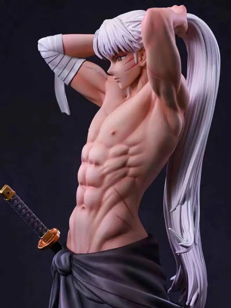 In Stock Original Inuyasha Sesshomaru GK Action Figure Limited Edition Handmade Anime Figurine Collectible Model Toy Doll Gift