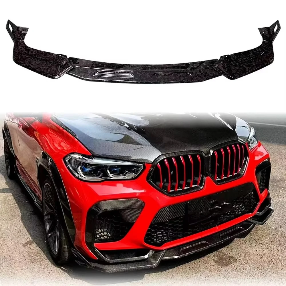 

F96 X6M Prepreg Dry Carbon Fiber CFA Front Splitter Perfect Fit